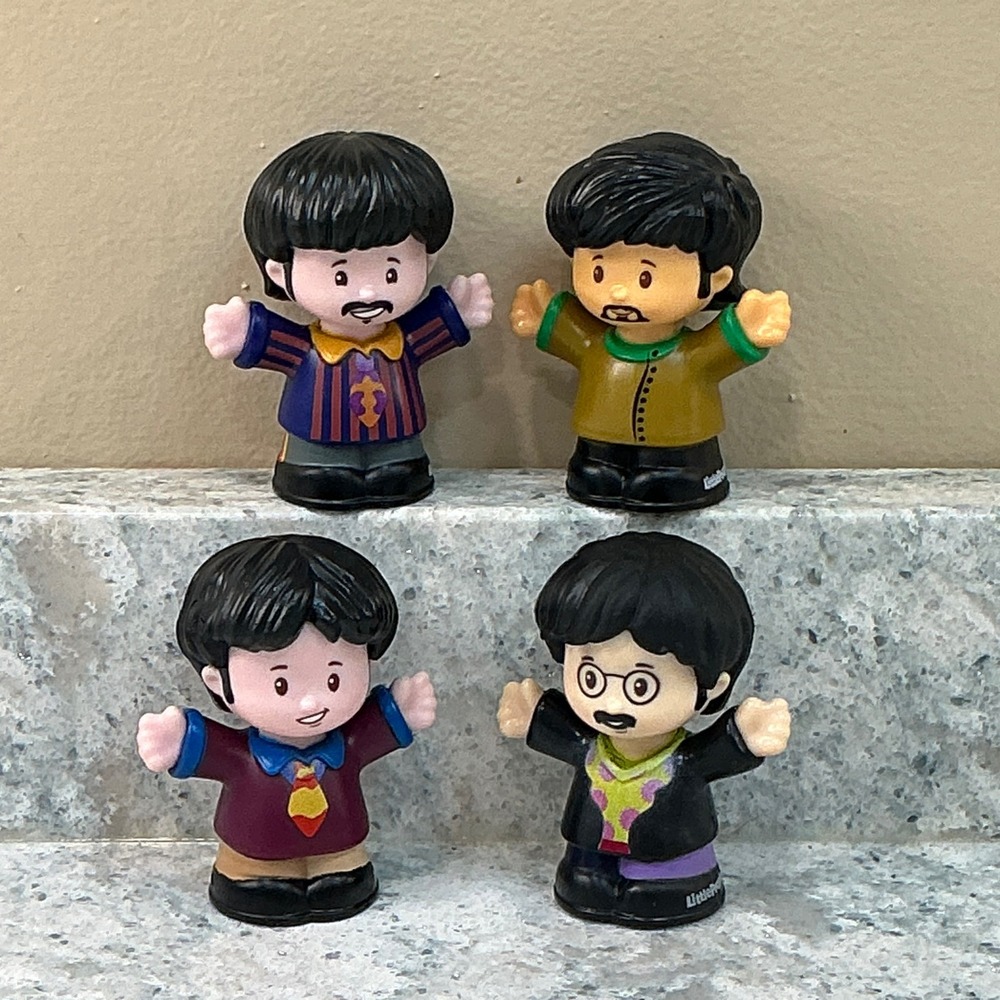 Fisher-Price Little People The Beatles Yellow Submarine Set 4 Figures GJD61